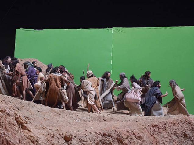 <p>Gravação da cena do Mar Vermelho na novela Os Dez Mandamentos</p> <p>Gravação da cena do Mar Vermelho na novela Os Dez Mandamentos</p>