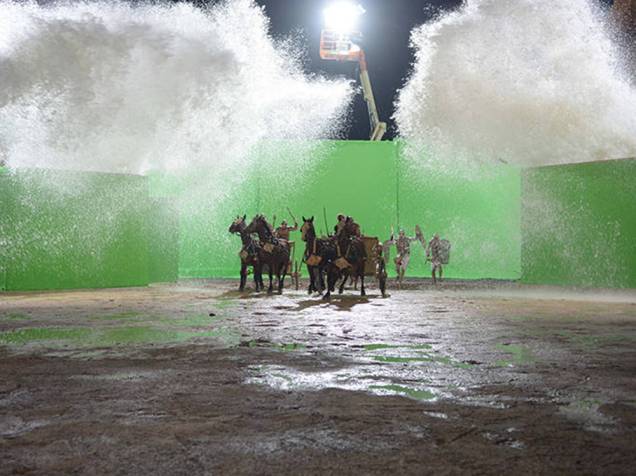 <p>Gravação da cena do Mar Vermelho na novela Os Dez Mandamentos</p> <p>Gravação da cena do Mar Vermelho na novela Os Dez Mandamentos</p>