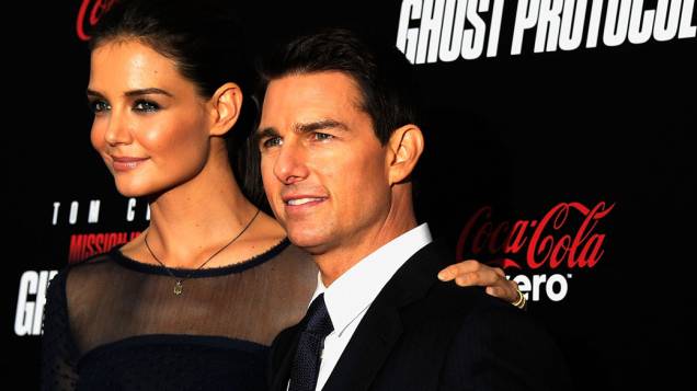 Katie Holmes e Tom Cruise participam da estreia do filme "Missão: Impossível - Protocolo Fantasma" no Teatro Ziegfeld, Nova York em dezembro de 2011 Katie Holmes e Tom Cruise participam da estreia do filme "Missão: Impossível - Protocolo Fantasma" no Teatro Ziegfeld, Nova York em dezembro de 2011