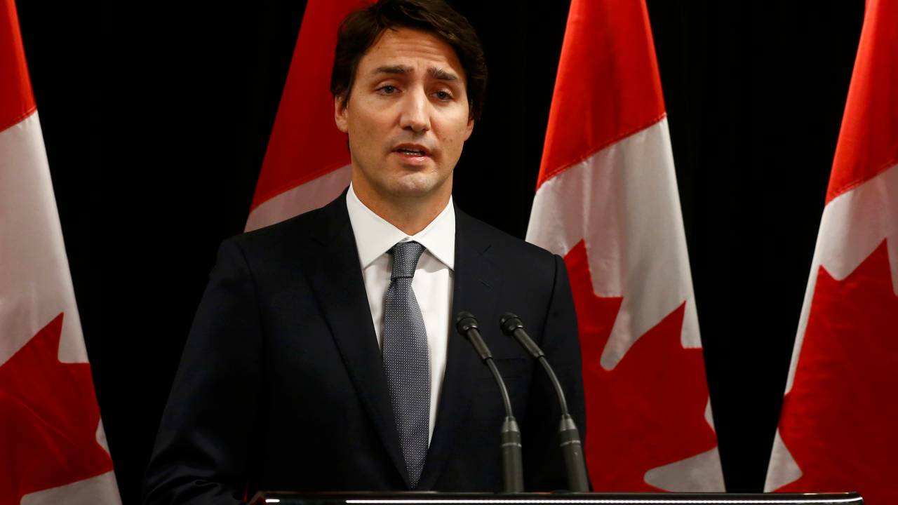 O primeiro-ministro do Canadá, Justin Trudeau