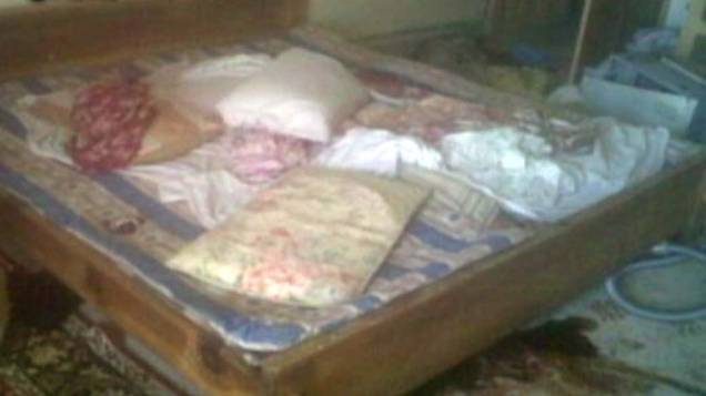 Quarto da mansão onde Osama bin Laden foi morto, em Abbottabad Quarto da mansão onde Osama bin Laden foi morto, em Abbottabad