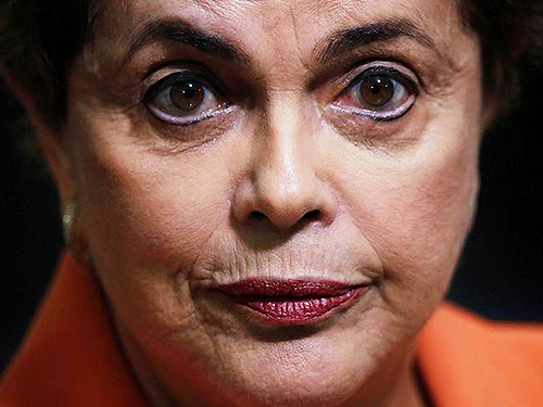 A presidente da República, Dilma Rousseff, no Palácio do Planalto, em Brasília (DF) - 04/05/2016