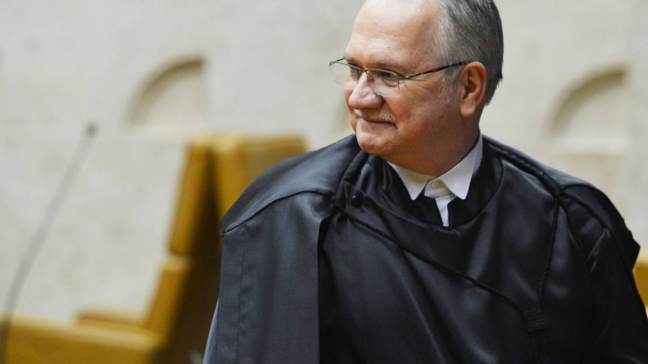 Ministro Luiz Edson Fachin durante cerimônia de posse no STF - 16/06/2015