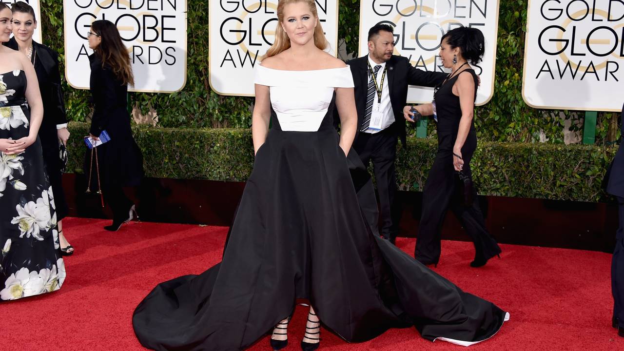 Amy Schumer no Globo de Ouro 2016