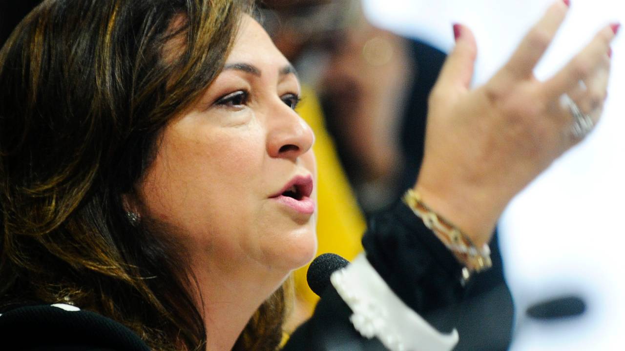 A ministra Kátia Abreu na Comissão do Impeachment no Senado - 29/04/2016