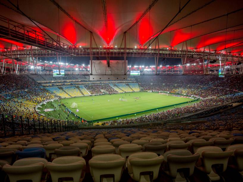 Um ano após a Copa do Mundo, Estádio do Maracanã recebe clássico entre Flamengo e Fluminense