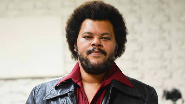 Babu Santana como Tim Maia, para o filme de Mauro Lima