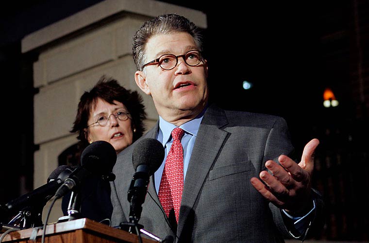 O comediante Al Franken é senador por Minnesota.