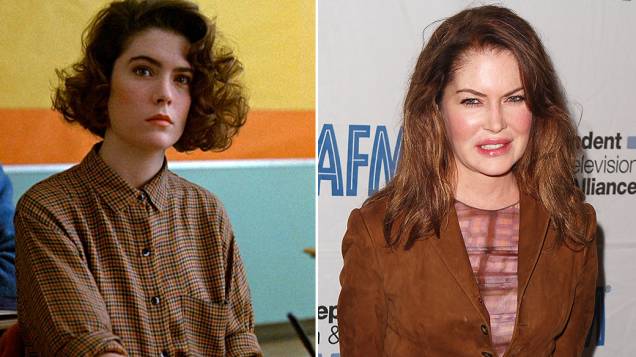 A atriz Lara Flynn Boyle interpretou a personagem Donna, na série Twin Peaks A atriz Lara Flynn Boyle interpretou a personagem Donna, na série Twin Peaks