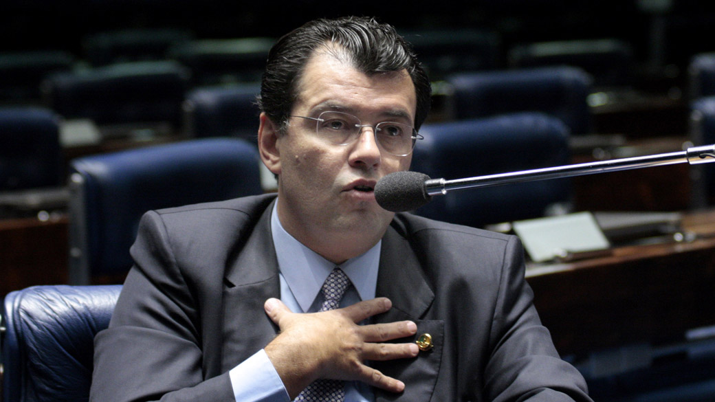 O senador Eduardo Braga em Brasília