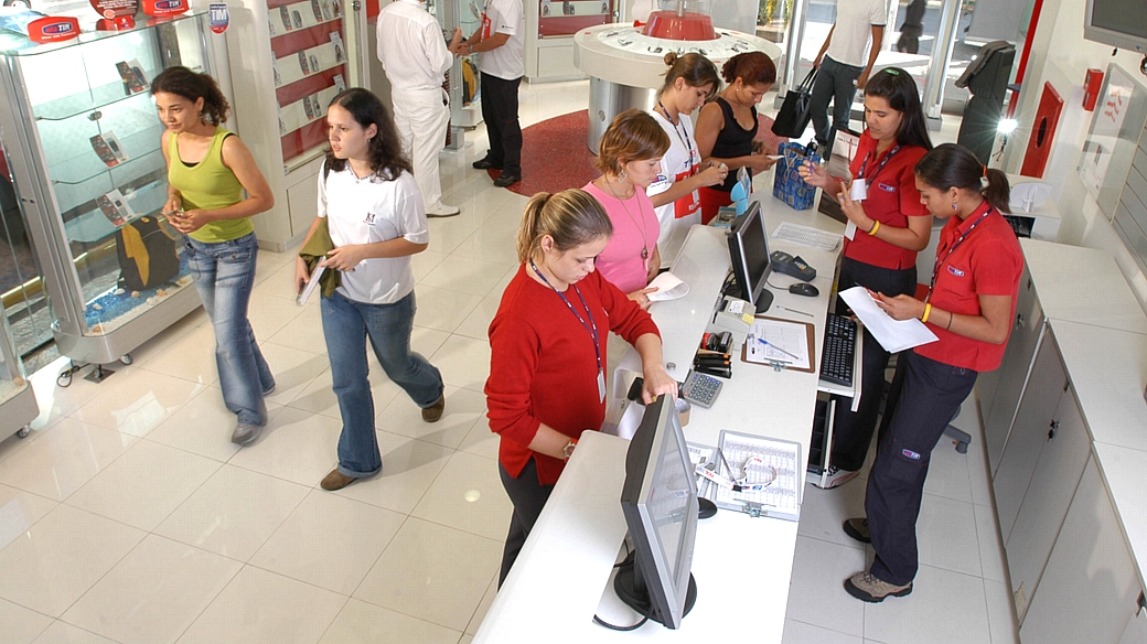 Loja da operadora Tim