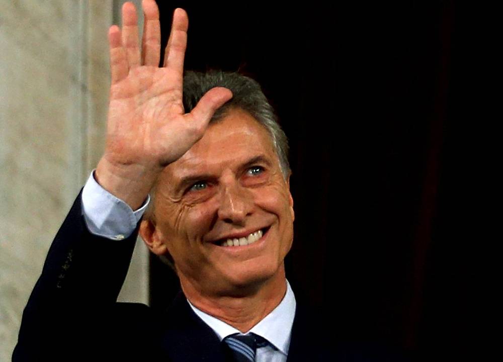 Macri durante evento nessa terça-feira (01)
