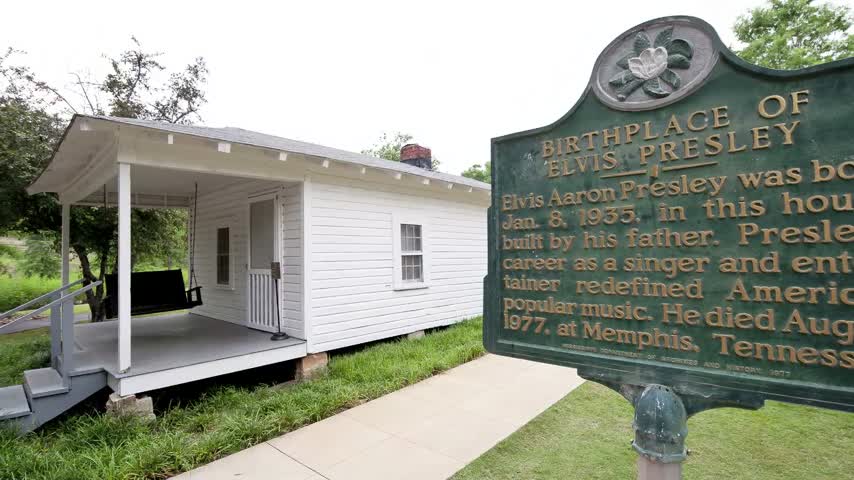 A casa em que Elvis nasceu