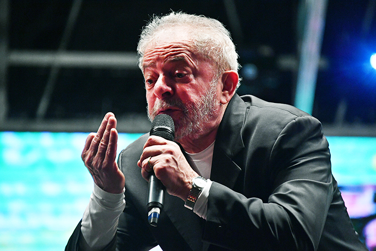 O ex-presidente Lula durante encontro com jovens socialistas em São Paulo (SP) - 29/07/2016