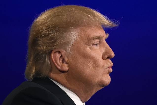 Republicano Donald Trump, candidato à Presidência, durante debate nos Estados Unidos - 26/09/2016 Republicano Donald Trump, candidato à Presidência, durante debate nos Estados Unidos - 26/09/2016