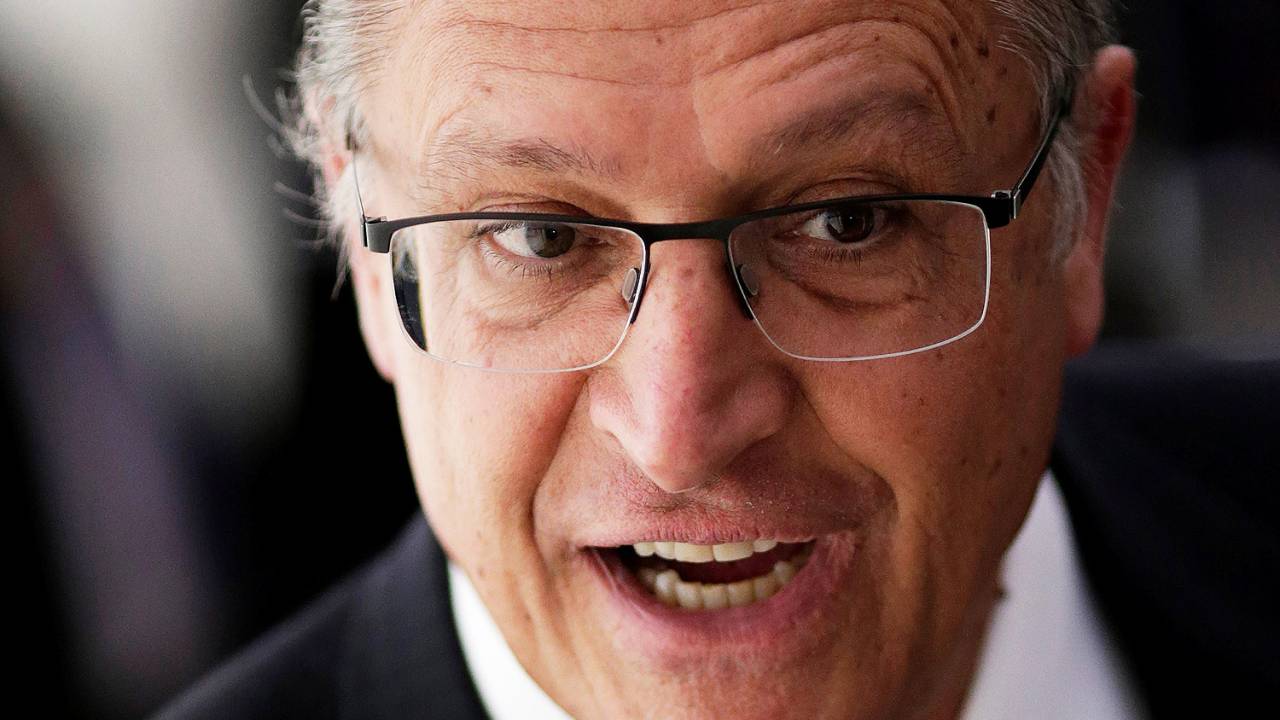 O governador de São Paulo, Geraldo Alckmin