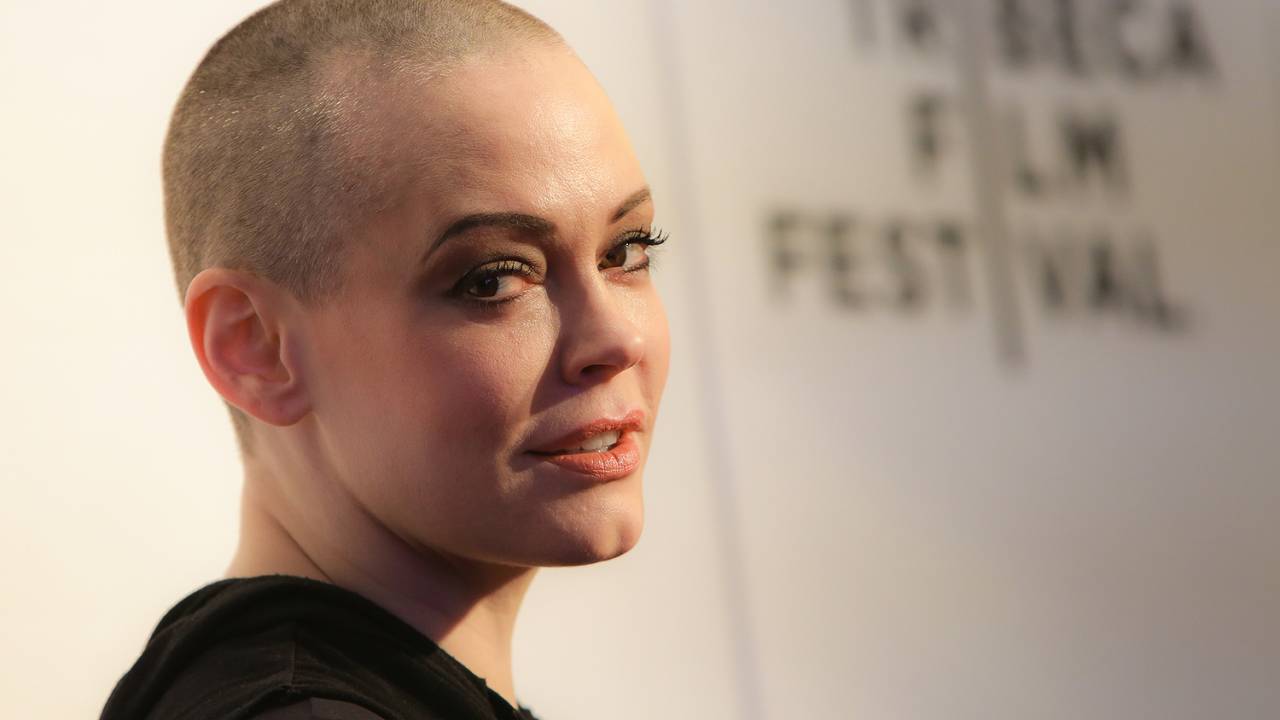 A atriz Rose McGowan