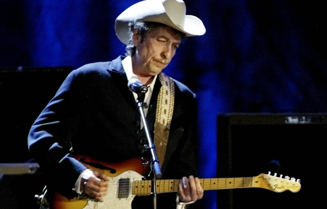 O músico americano Bob Dylan, vencedor do prêmio Nobel de Literatura de 2016