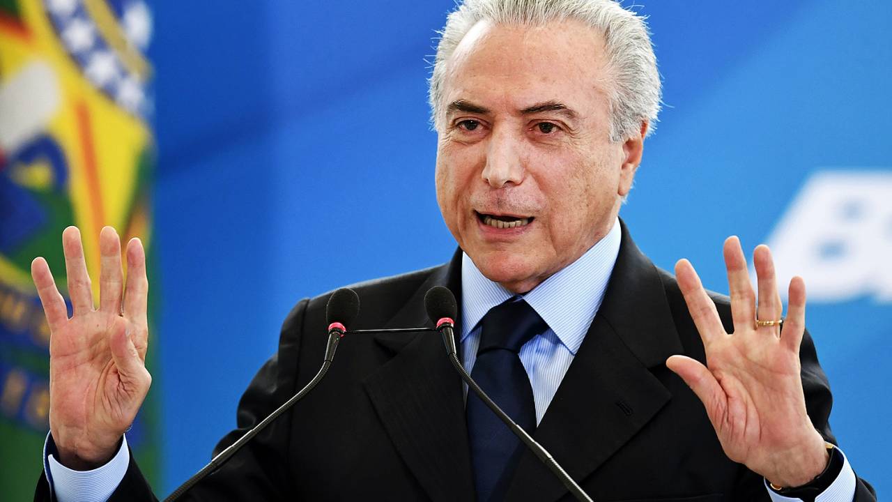 O presidente Michel Temer