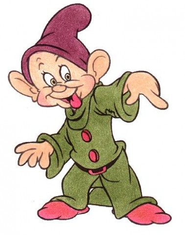 O an&atilde;o Dunga, de Branca de Neve