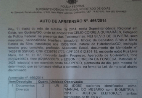 Auto de Apreensão 1