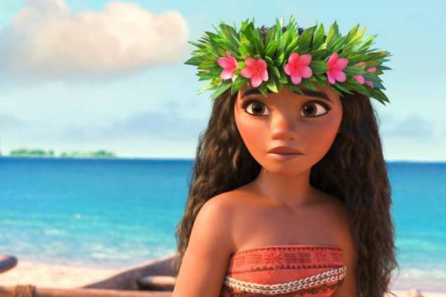 Moana (voz original de Auli'i Cravalho) chega para reforçar novos padrões de princesas da Disney Moana (voz original de Auli'i Cravalho) chega para reforçar novos padrões de princesas da Disney