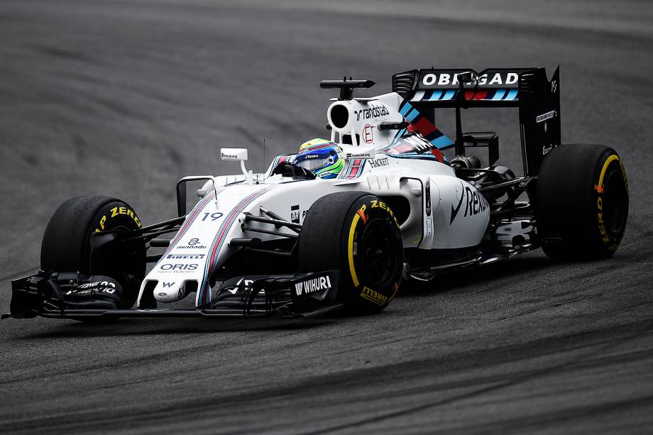 O piloto brasileiro Felipe Massa, da equipe Williams, durante o treino classificatório para o Grande Prêmio do Brasil de Fórmula 1, realizado no Autódromo de Interlagos, zona sul de São Paulo (SP) - 12/11/2016