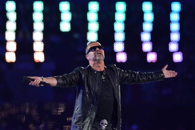 Apresentação de George Michael na festa de encerramento dos Jogos Olímpicos de Londres, em agosto Apresentação de George Michael na festa de encerramento dos Jogos Olímpicos de Londres, em agosto