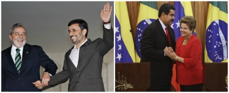 maduro - lula - dilma