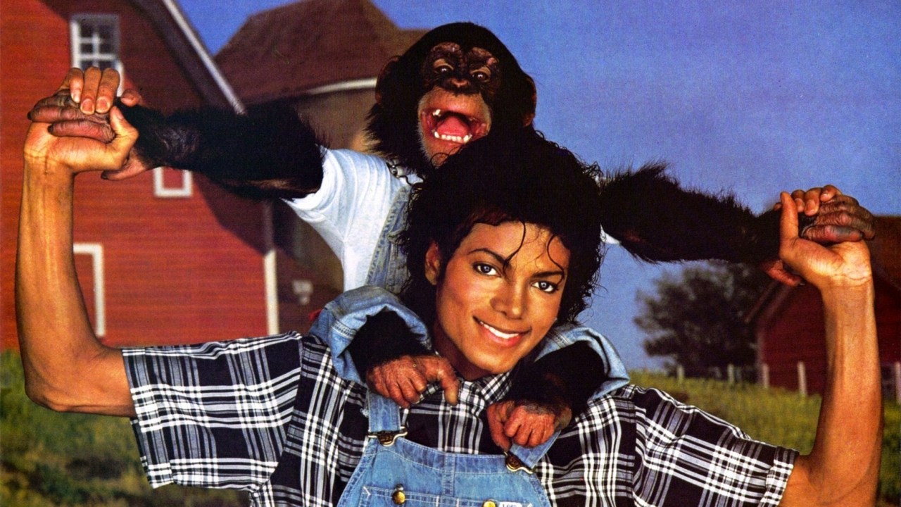 Michael Jackson e o macaco Bubbles