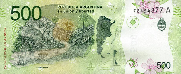 <span>A cédula de </span><span>500 pesos</span><span>, representante da</span><span> Argentina </span><span>no 'Oscar das Moedas'</span> <span>A cédula de </span><span>500 pesos</span><span>, representante da</span><span> Argentina </span><span>no 'Oscar das Moedas'</span>