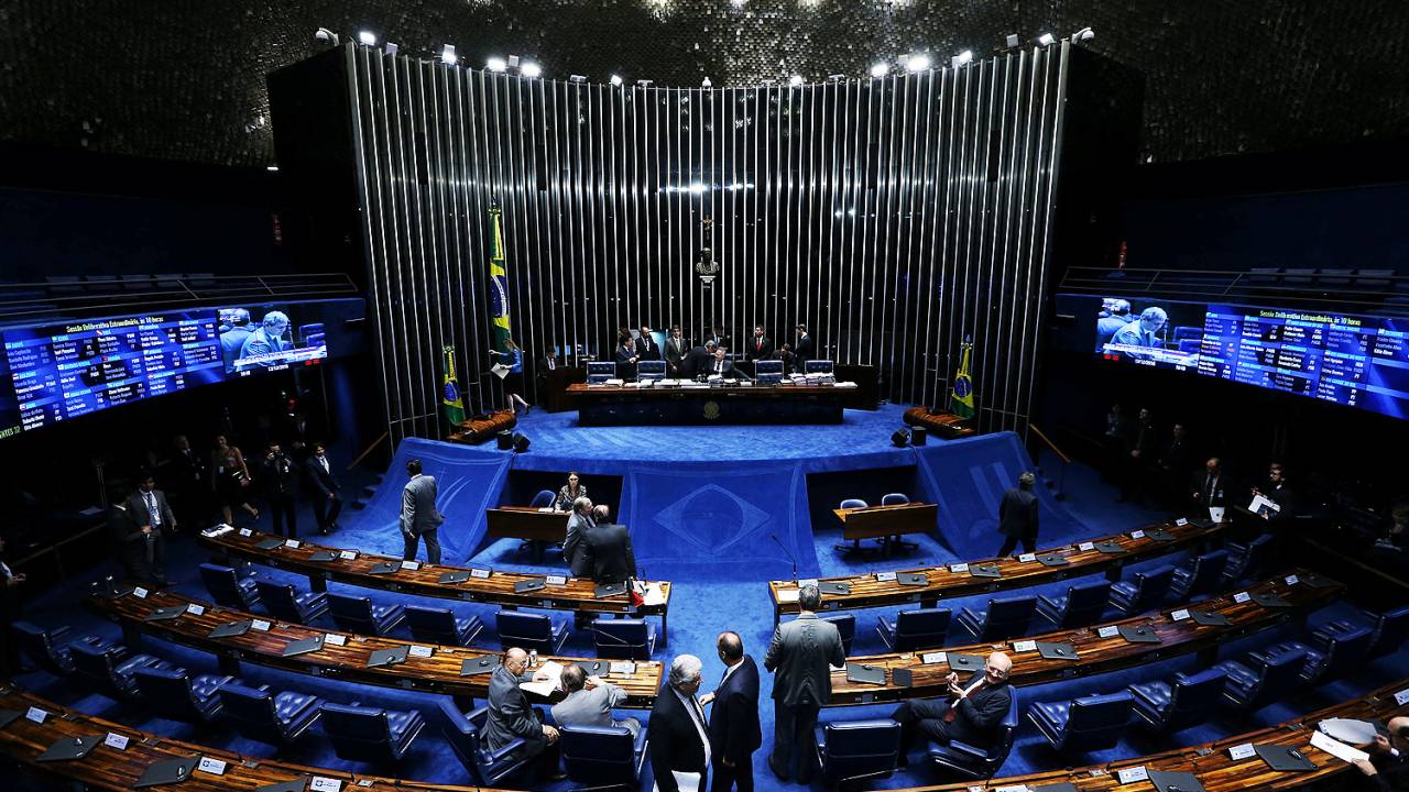 O presidente do Senado Renan Calheiros