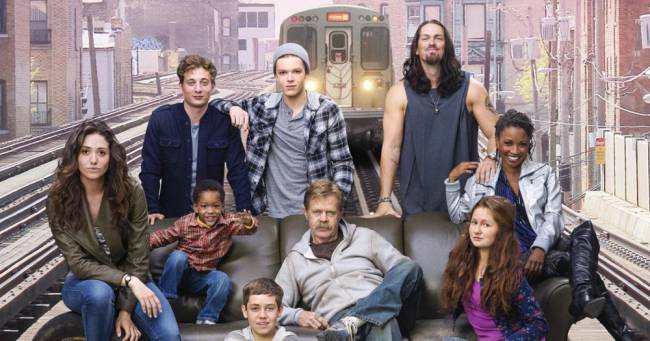 Elenco de 'Shameless', remake americano de série britânica. (Foto: Showtime/Divulgação).