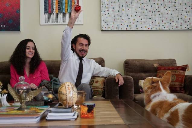 Rômulo, participante do 'BBB17', com a esposa Rômulo, participante do 'BBB17', com a esposa