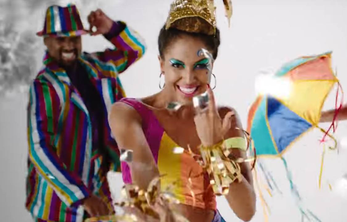 Erika Moura como a Globeleza 2017