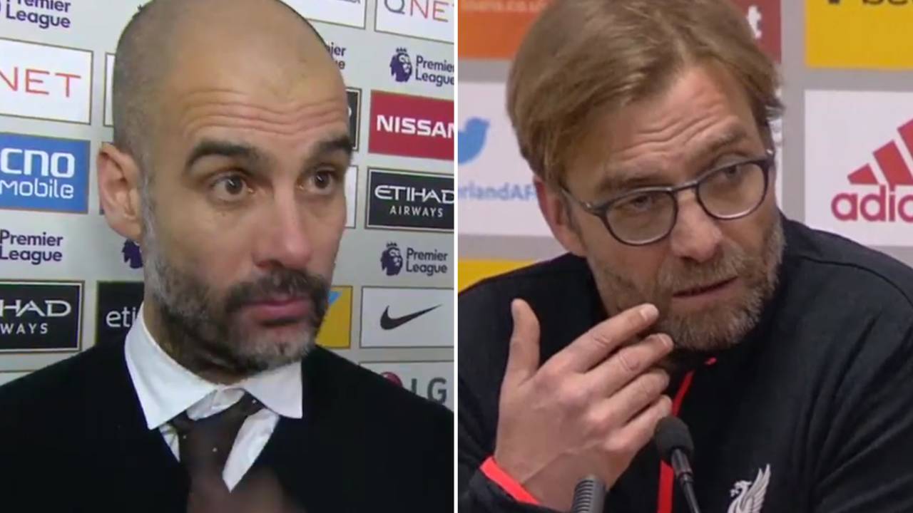 Pep Guardiola e Jürgen Klopp