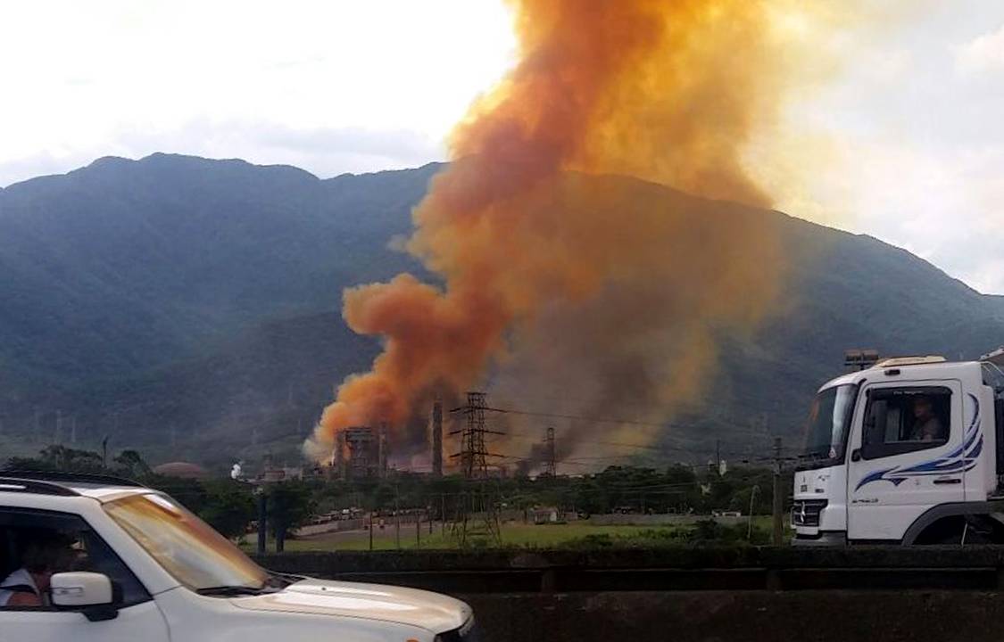 Incêndio atinge unidade da Vale Fertilizantes em Cubatão