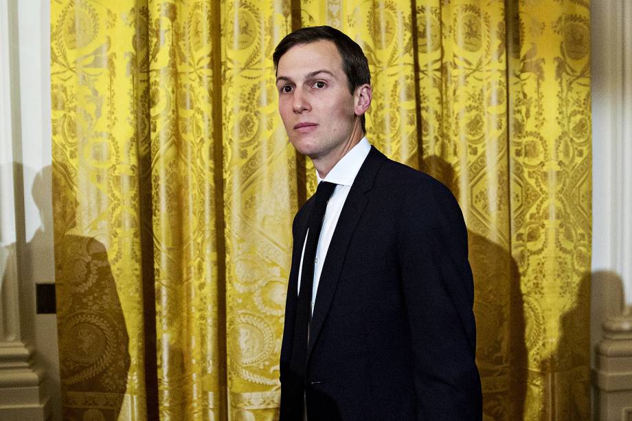 Jared Kushner durante a posse do presidente eleito dos Estados Unidos, Donald Trump, em Washington