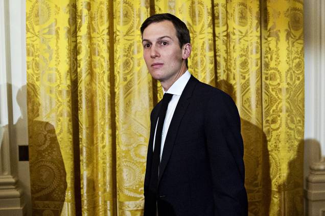 Jared Kushner durante a posse do presidente eleito dos Estados Unidos, Donald Trump, em Washington Jared Kushner durante a posse do presidente eleito dos Estados Unidos, Donald Trump, em Washington