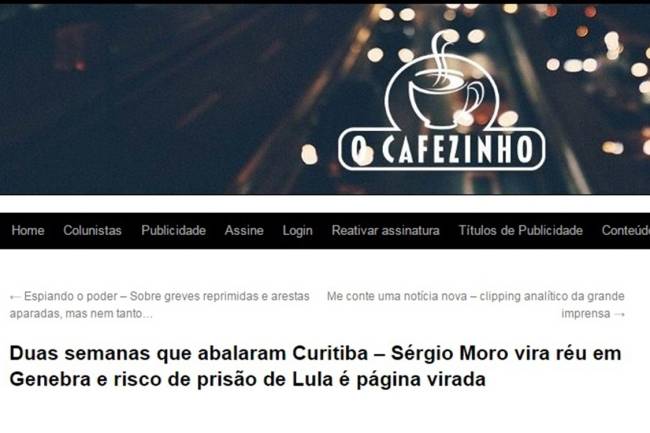 Notícia falsa sobre o juiz Sergio Moro Notícia falsa sobre o juiz Sergio Moro