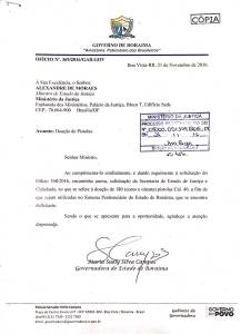 Suely Campos, governadora de Roraima, encaminha ofício ao Ministro da Justiça, Alexandre de Moraes Suely Campos, governadora de Roraima, encaminha ofício ao Ministro da Justiça, Alexandre de Moraes