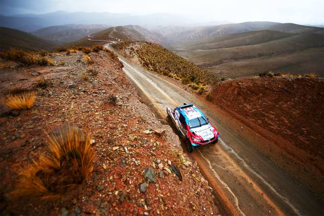 O piloto holandês Erik Van Loon durante o quinto dia do Rali Dakar 2017, entre as cidades bolivianas de Tupiza e Oruro - 06/01/2017 O piloto holandês Erik Van Loon durante o quinto dia do Rali Dakar 2017, entre as cidades bolivianas de Tupiza e Oruro - 06/01/2017