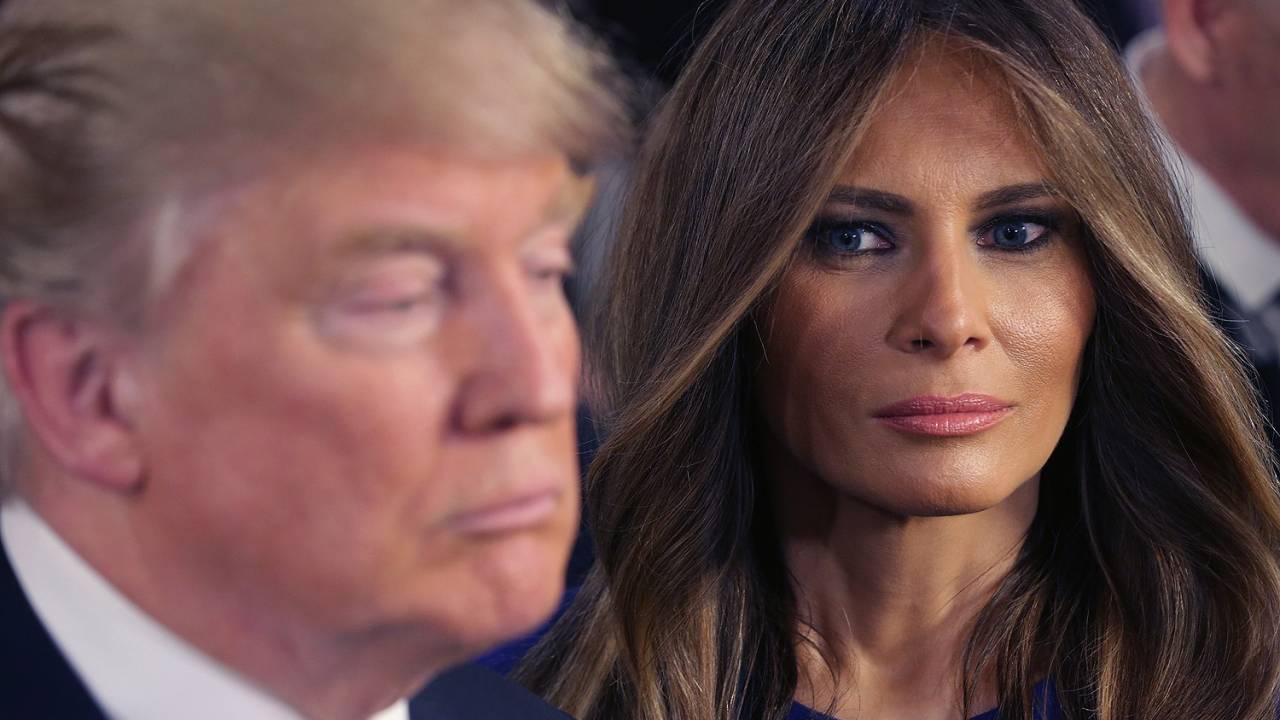 O presidente eleito Donald Trump e sua esposa, Melania Trump -03/03/2016