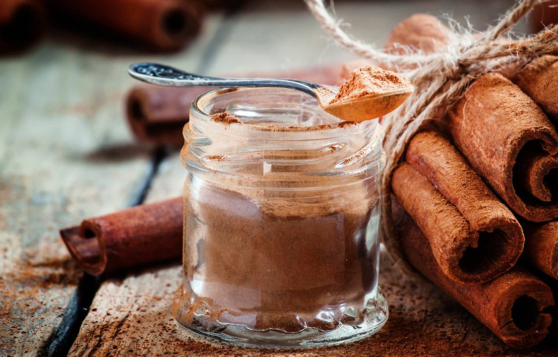 canela em pó