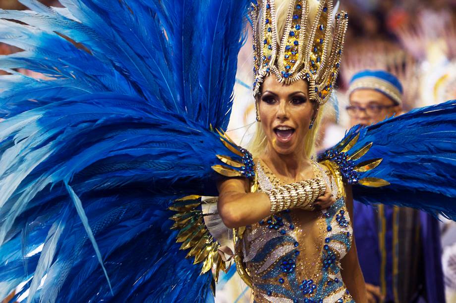 Desfile da escola de samba Acadêmicos do Tatuapé, no Sambódromo do Anhembi, em São Paulo (SP) - 25/02/2017