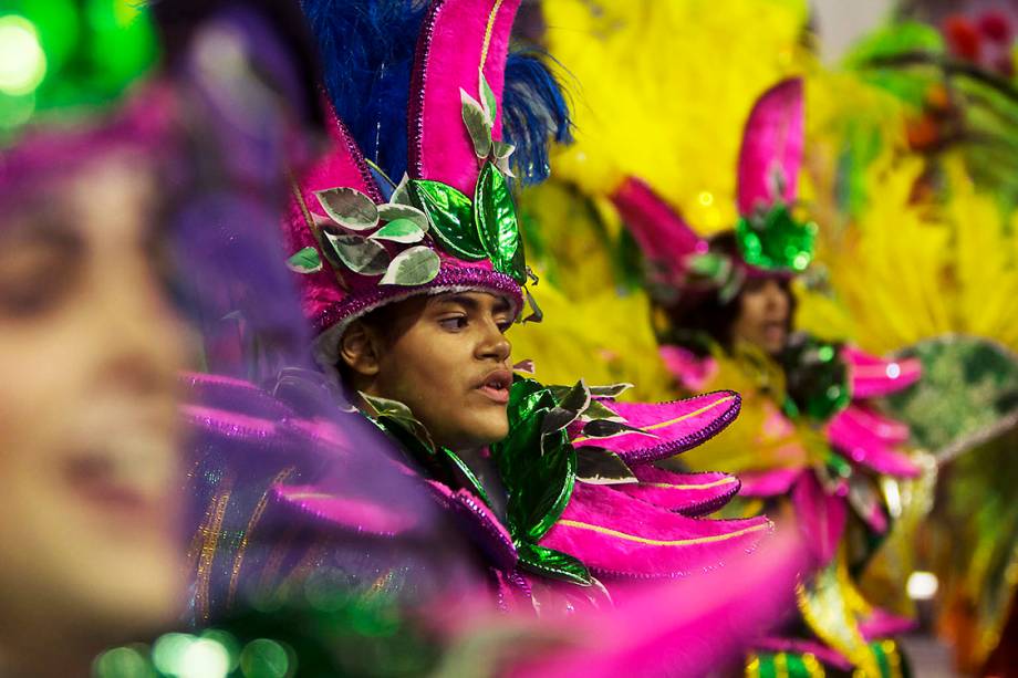 Desfile da escola de samba Acadêmicos do Tatuapé, no Sambódromo do Anhembi, em São Paulo (SP) - 25/02/2017