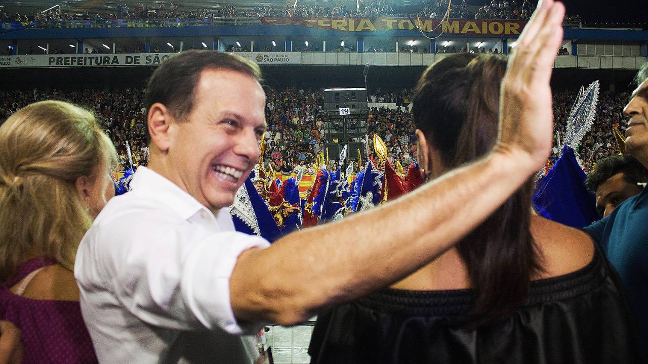 O prefeito João Doria