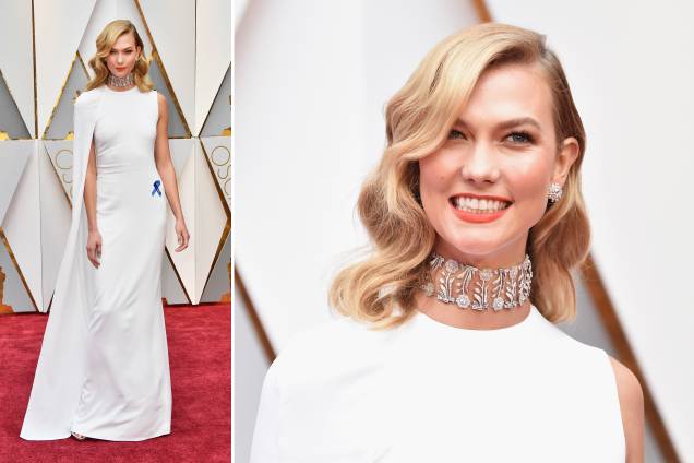 A modelo Karlie Kloss na chegada para a cerimônia do Oscar em Hollywood - 26/02/2017 A modelo Karlie Kloss na chegada para a cerimônia do Oscar em Hollywood - 26/02/2017
