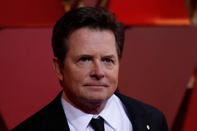 O ator Michael J. Fox no tapete vermelho do Oscar - 26/02/2017 O ator Michael J. Fox no tapete vermelho do Oscar - 26/02/2017