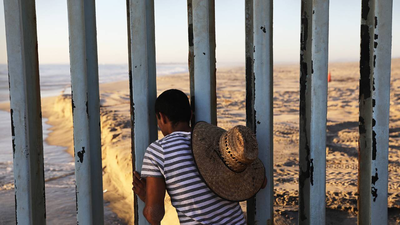 A fronteira internacional entre Estados Unidos e México